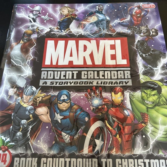 Marvel Storybook Collection Advent Calendar 2023 Collectible Storybook Library - Picture 11 of 12